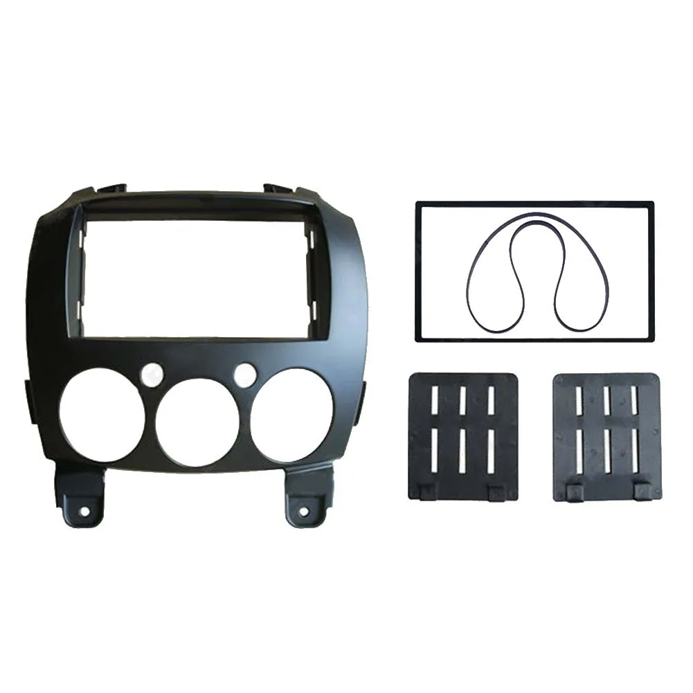 Автомобильная рамка 2 Din для крепления панели Mazda 2010 Demio 2007 + стерео радио Fascia