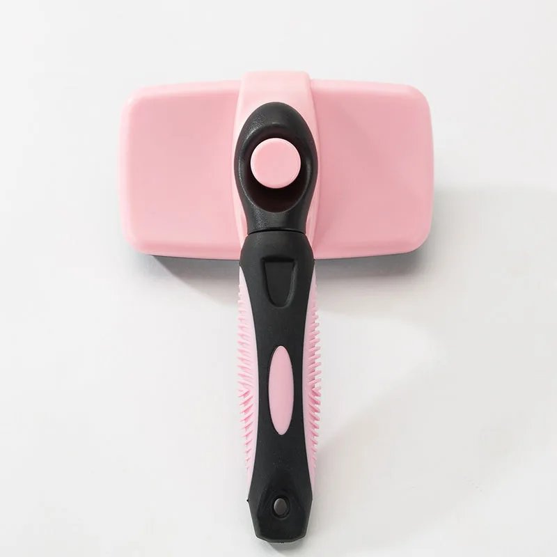 

Self Cleaning Dog Brush Slicker Massage Particle Pet Comb For Dogs Cat Shedding Mats Tangled Hair Dander Dirt Removing