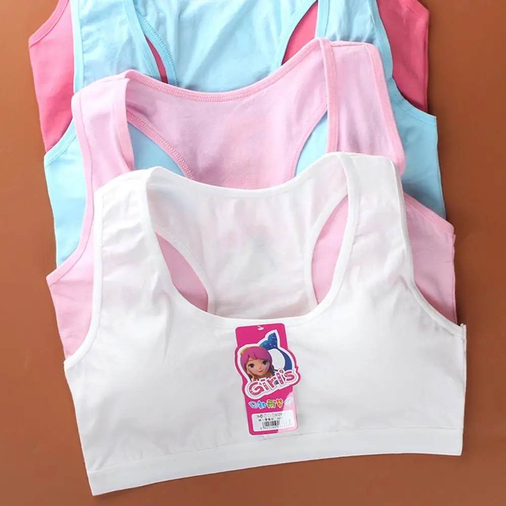 Спортивный бюстгальтер для молодых девушек Детский жилет нижнее белье