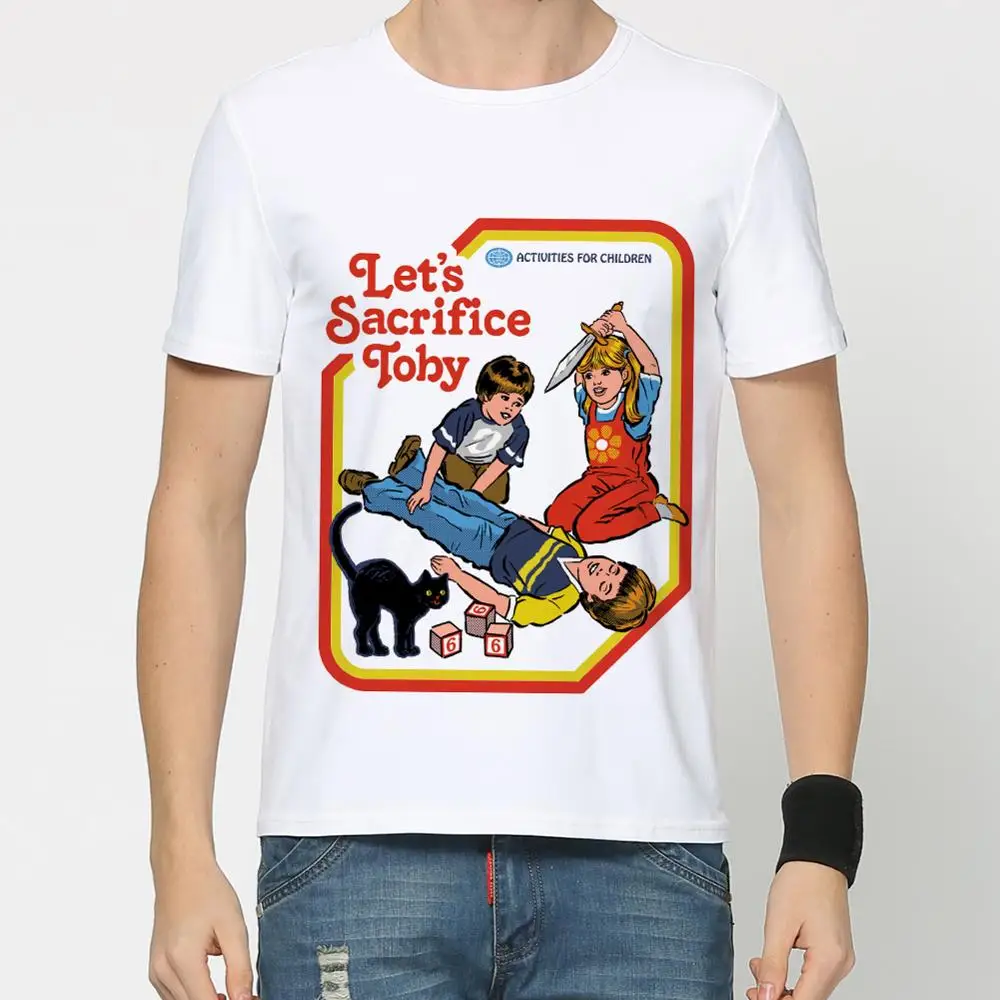 Мужская футболка с забавным принтом Харадзюку фитнес футболки мужские круглым