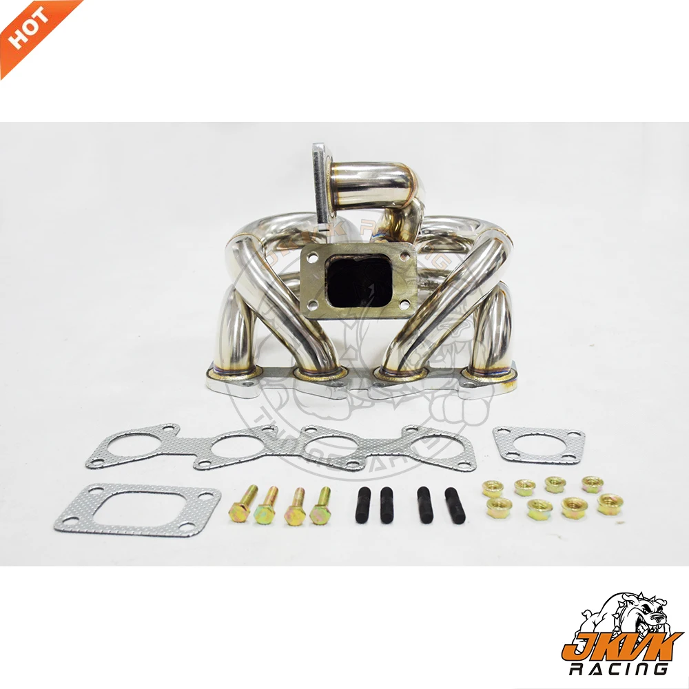 JKVK RACING T3 38 мм Turbo выпускной коллектор для 304 нержавеющей стали Go lf 1 MK1 16v 1.8L и 2L |
