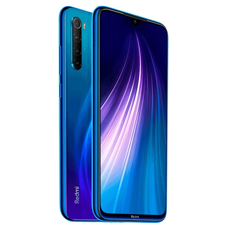 Смартфон Redmi Note 8 4 + 64 ГБ Snapdragon 665 восемь ядер 6 3 дюйма 4000 мАч 48 МП четыре задних