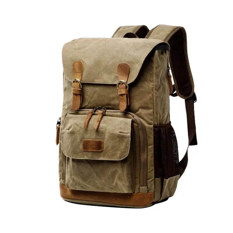 

Batik Canvas Camera Backpack Outdoor Waterproof Bag Multi-Functional Photography Bag For Canon For Most Digital Slr Bag