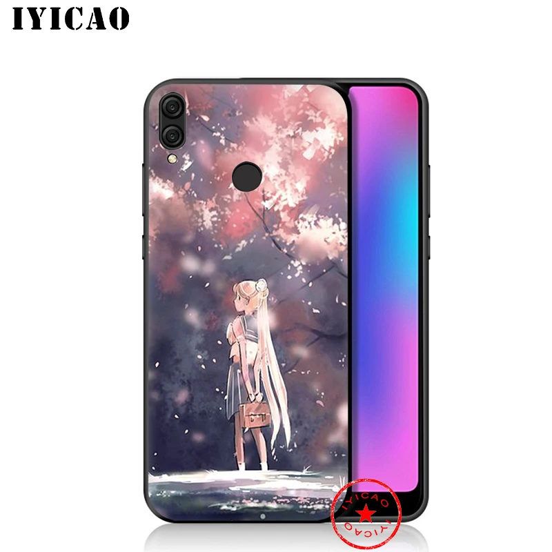 Мягкий чехол IYICAO Sailor Moon Anime для Huawei Honor 20 10 9X 9 8C 8X 8 7X 7C 7A 6A Nova 5i 4 3i 2 2i Lite Pro View Note |
