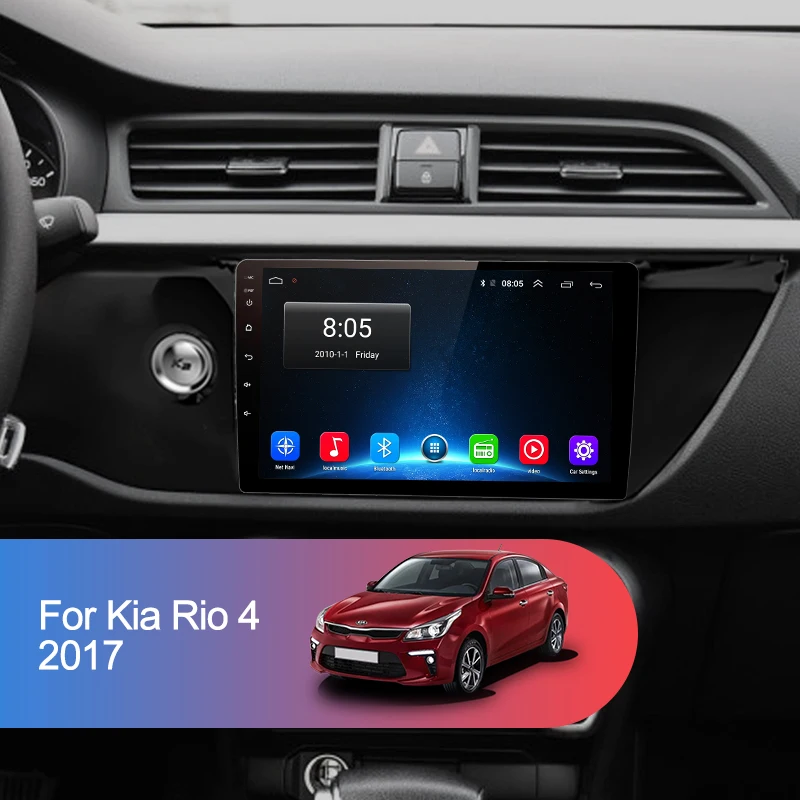 Junsun V1 2G+ 32G Android 9,0 DSP автомобильный Радио Мультимедиа Видео плеер для KIA RIO 4 2 din DVD gps-навигация с rds