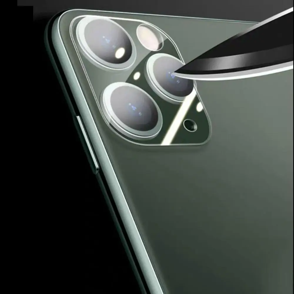 Новая прозрачная задняя крышка для объектива камеры защита экрана 9 H