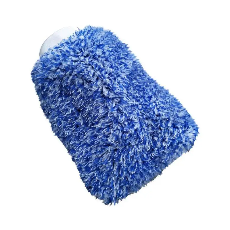 

New Car Care Glove Plush Soft Microfibre Wash Mitt Microfiber Car Cleaning Detailing Color