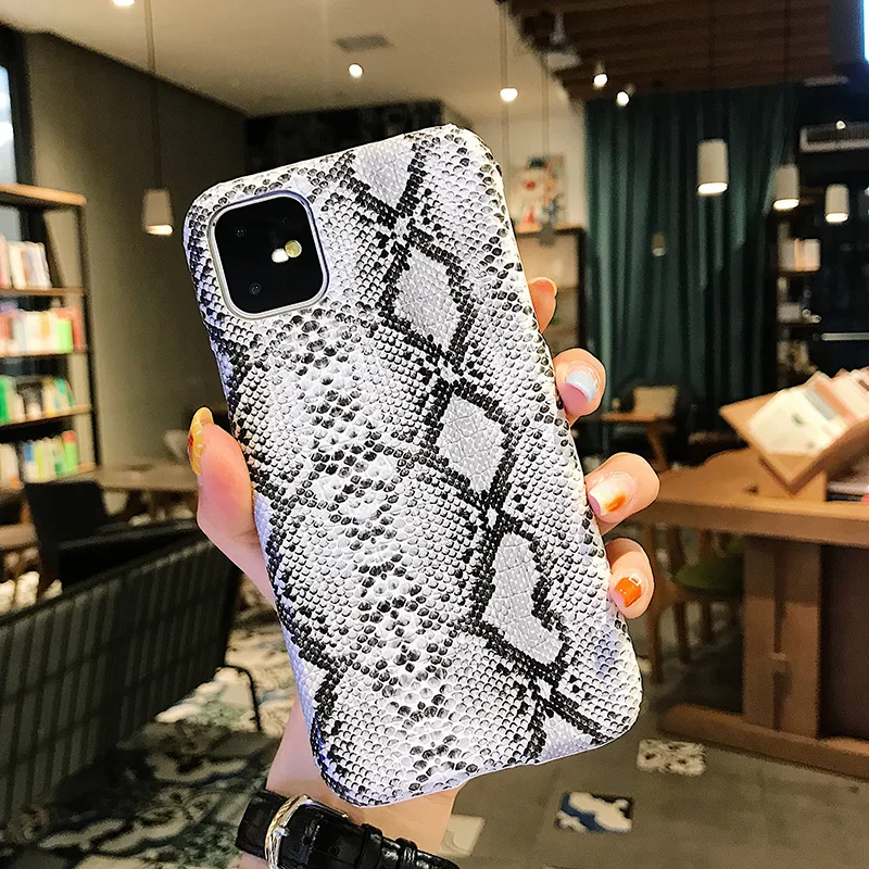 Чехол для телефона TRODINO iPhone 11 Pro Max XR X Xs текстурный чехол со змеиным узором 7 8 6 6s Plus