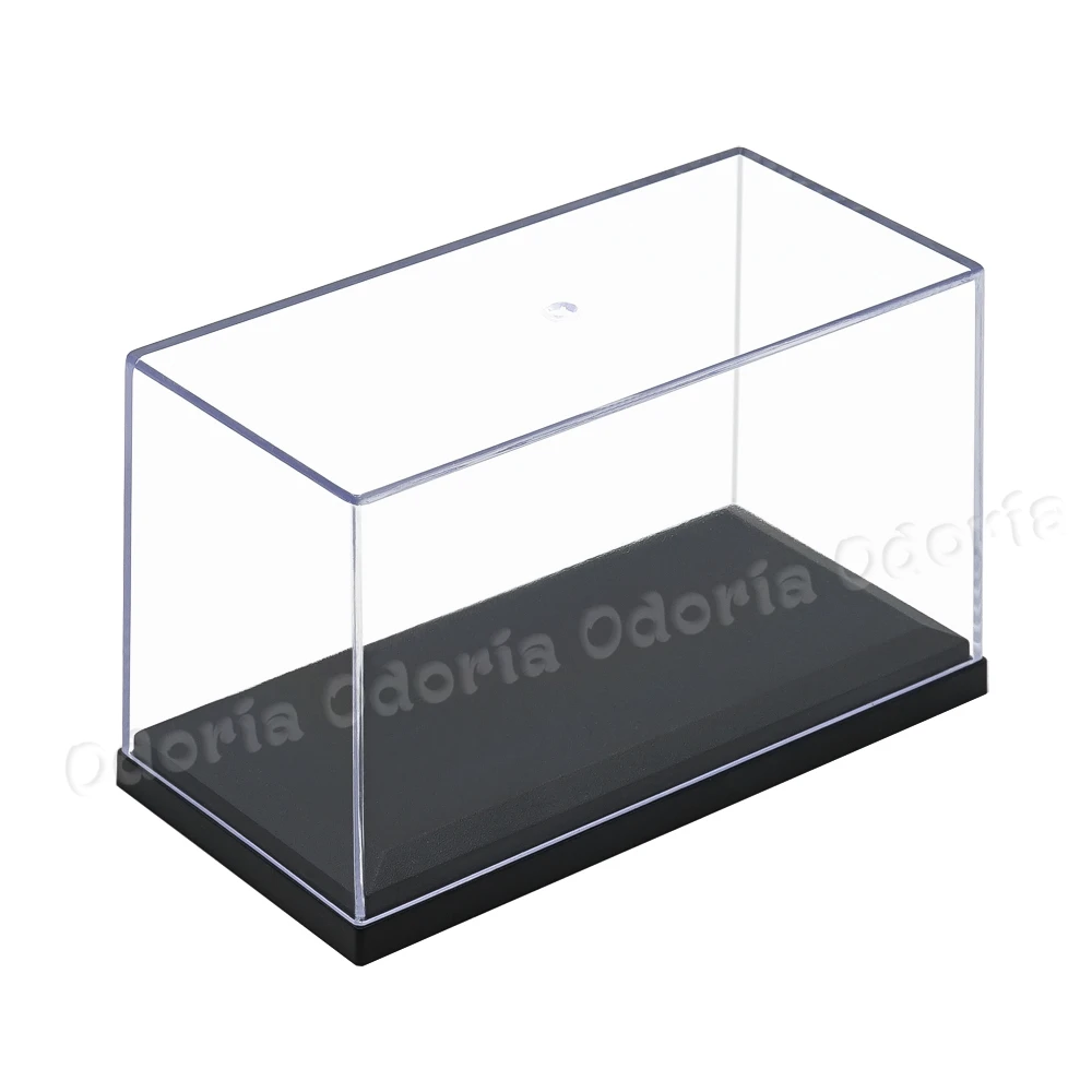 Odoria акриловый чехол для дисплея/коробка(10x5x6 см) пылезащитный чехол из плексигласа для шоу 1: 64 литая под давлением модель автомобиля мяч для гольфа куклы коллекционные вещи