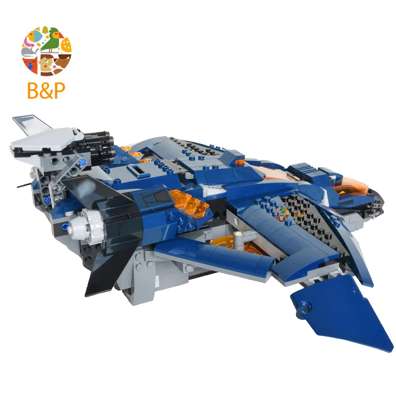 Новинка 2019 76126 872 шт Супер Герои серии Мстители Ultimate Quinjet Модель Строительный Блок