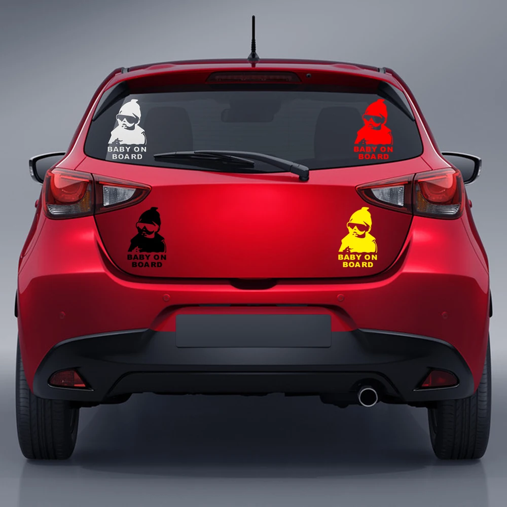 Детские автомобильные предупреждающие наклейки на борту для renault scenic 2 vw passat b7 fiat