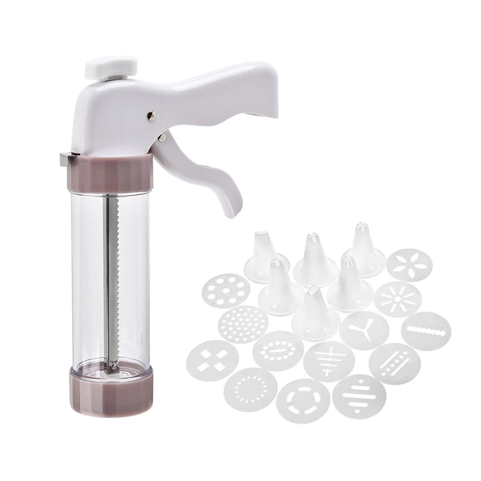 

Cookie Press Kit - Cookie Press Making Gun Biscuits Cake Mold Cookie Press Maker Machine Dessert Decoration