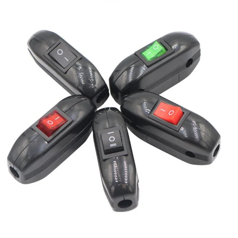 

306 Rocker Switch with Light High-power Dual-control Switch Three Gears Table Lamp, Bedside Lamp, Rocker Switch Lighting Lamp