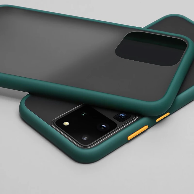 Матовый Жесткий чехол для телефона Samsung S20 S10e S8 S9 S10 A21s Note 20 8 9 10 A70 A50 A30 A20 A51 A71 A81 A91 Lite