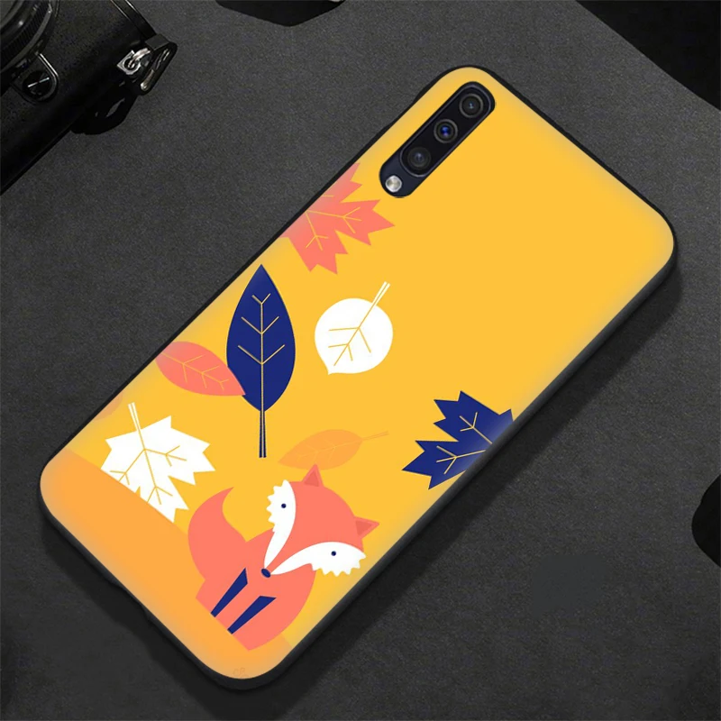 Лиса милые животные Мягкий силиконовый чехол для телефона samsung Galaxy A50 A50s A40 A40s A30 A30s