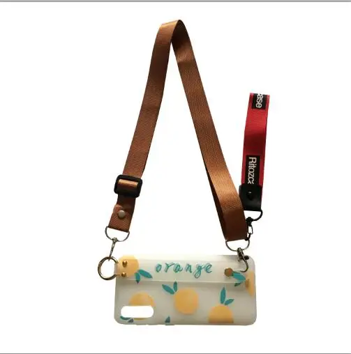 strap phone bag case Чехол из ТПУ для samsung galaxy note 10 pro 9 8 A50 70 40 30 20 10 S10 S9 S8 plus, чехол, браслет-держатель, мягкий чехол для телефона с лимонным ремешком - Цвет: strap phone bag case