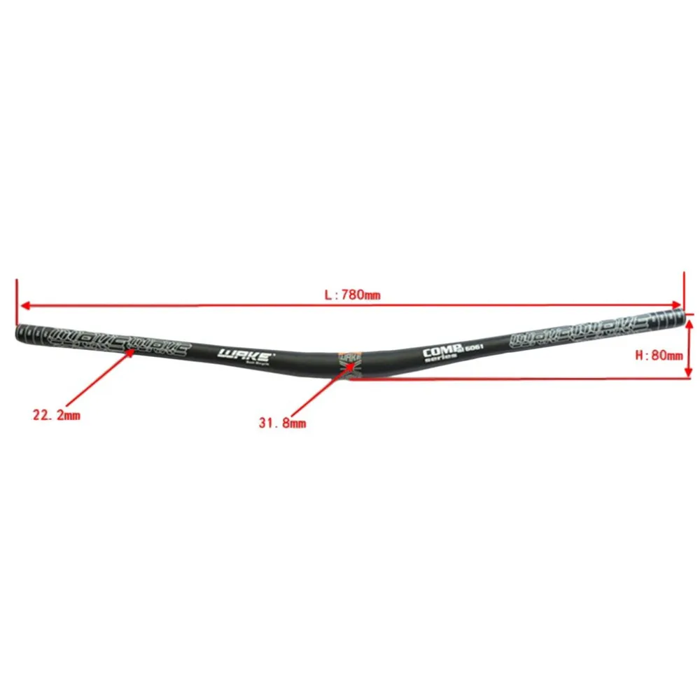 

780*31.8MM Aluminum Alloy Mountain Bike Bicycle Handlebar Professional Bar For Mountain Bike MTB Bicycle Road Bike Parts