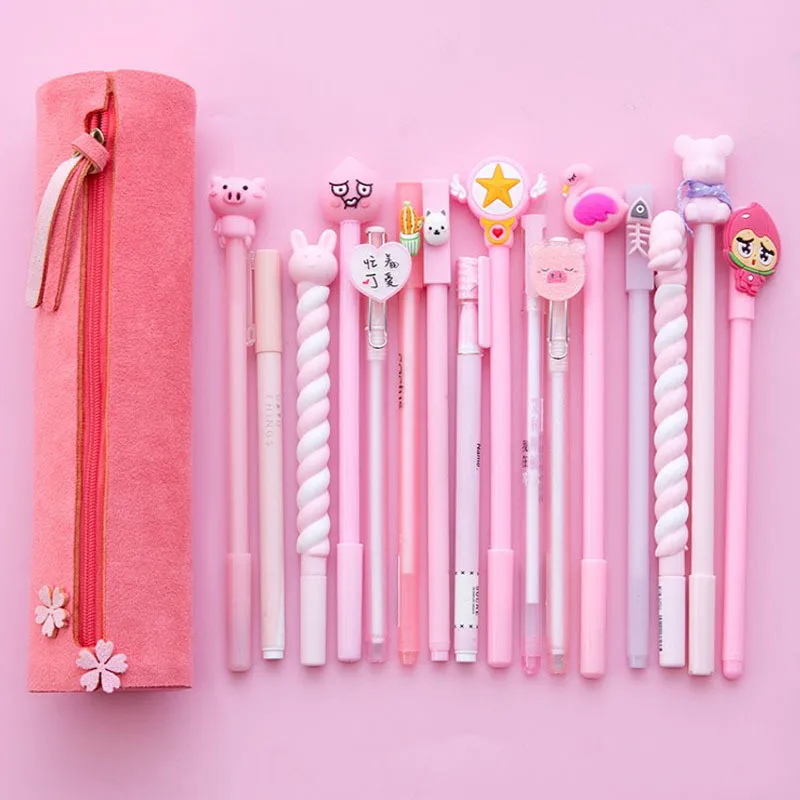 Astuccio scuola kawaii школьные принадлежности для девочек papeleria розовые эстуши grandes escolares cartucheras escolares большая корейская сумочка