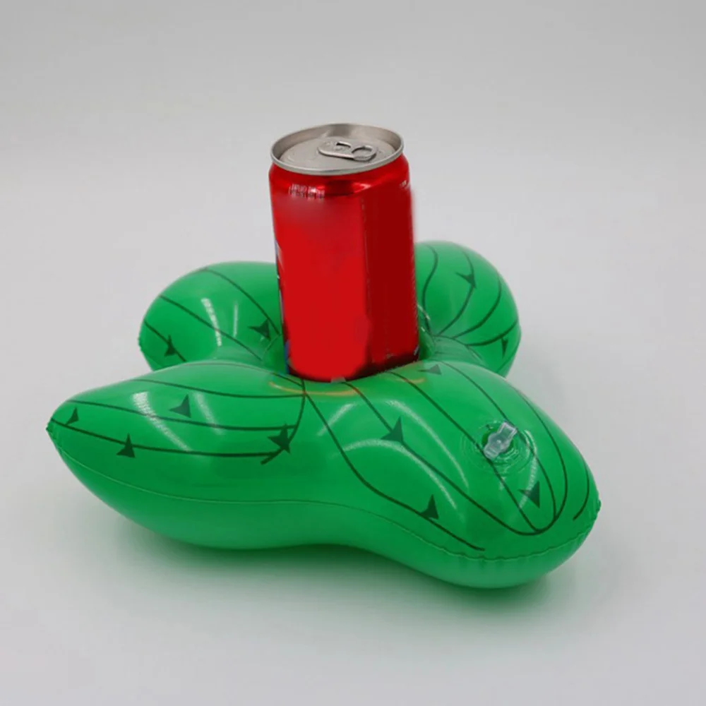 

12pcs Novel Inflatable Coasters Pool Party Inflatable Coasters (Assorted Color)