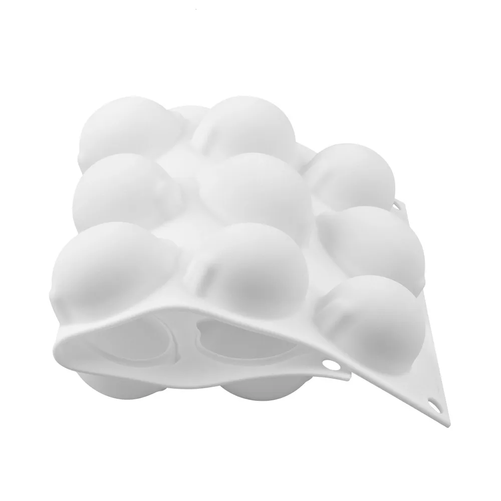 

15 Cavity Ice-Cream Fruit Decorating Bakeware ToolsHalf A Lemon Moulds Silicone Mold Home-made Birthday Mousse Cake Dessert