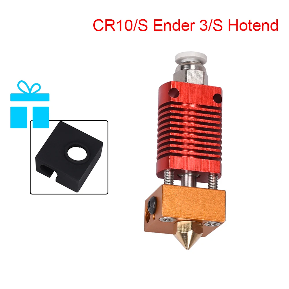 CR10 Hotend/CR10S j головка MK8 экструдер детали для 3D принтера Ender 3/S алюминиевый блок