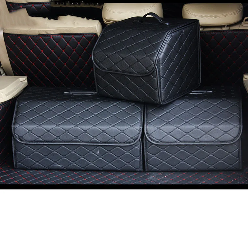 Органайзер для багажника автомобиля черный ящик хранения заднего сиденья