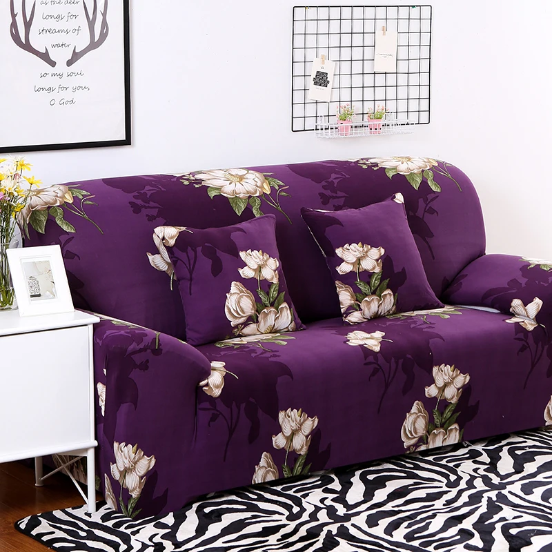 Цветущий букет цветов защита для дивана CoverSofa чехлов секционные L Форма Sofacover