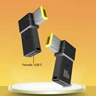 Адаптер питания USB Type-C, 100 Вт, для ноутбуков Lenovo Thinkpad Yoga, кабель-преобразователь для быстрой зарядки PD