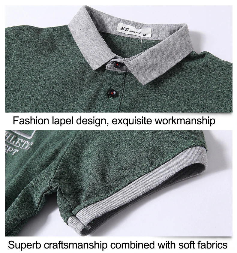 Рубашка поло мужская однотонная хлопок короткий рукав Повседневная деловая 6XL