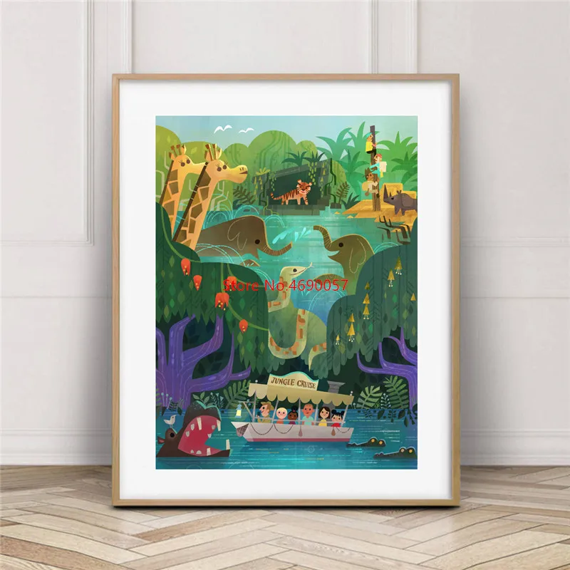 

Алмазная живопись 5D «Круиз джунглей», вышивка крестиком для офиса, спальни, современного домашнего декора, «сделай сам»