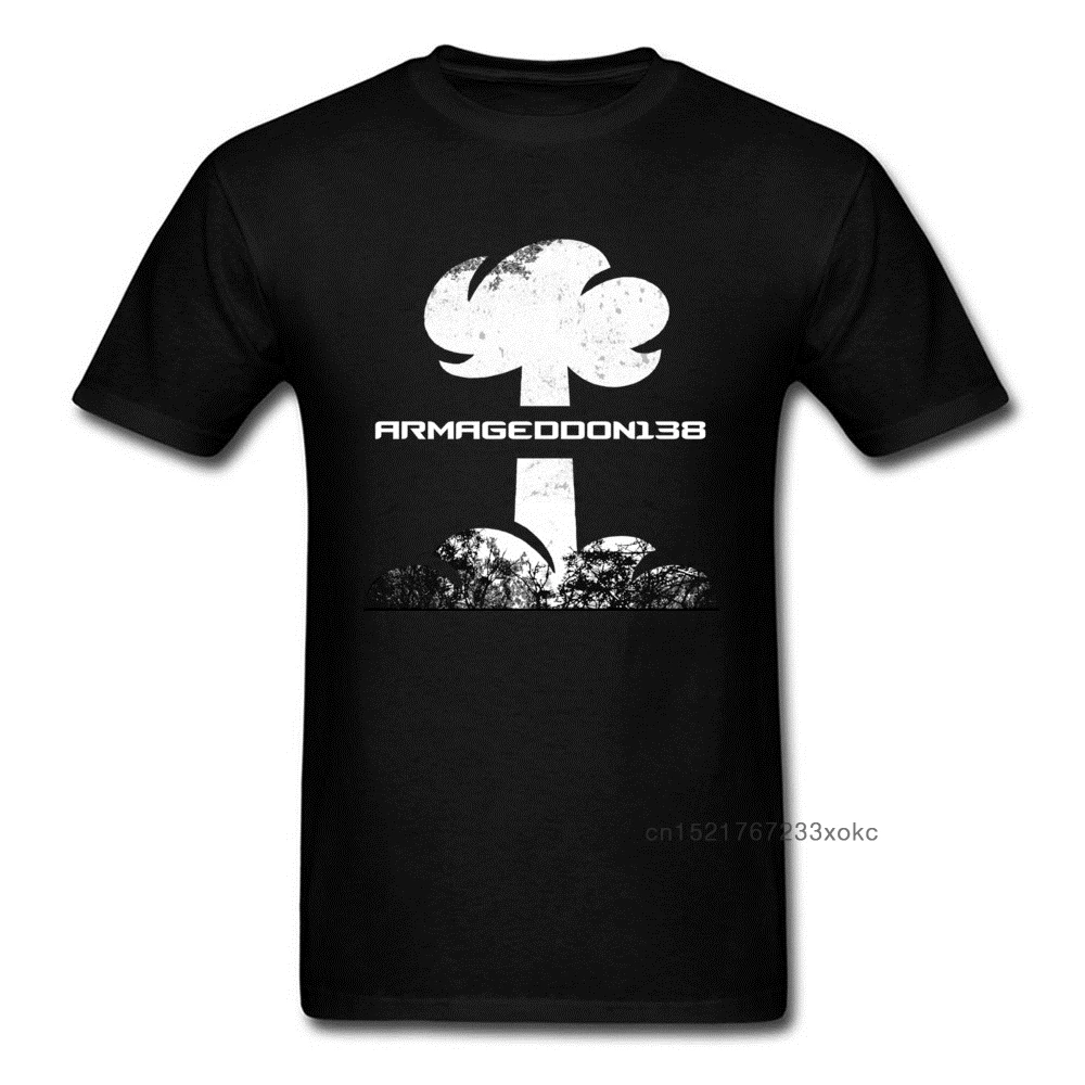 2018 Мужская футболка с принтом из мультфильма Конец мира Стильные черные Топы И