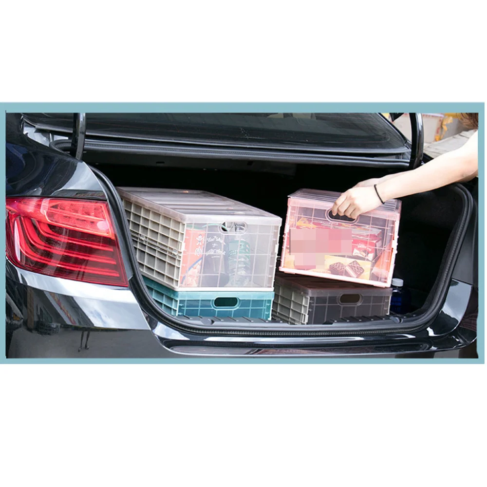 

Storage Case Multifunctional Portable Foldable Car Storage Box Home Wardrobe Storage Organizer - Size (Blue)