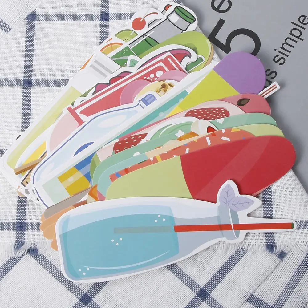 30 шт./кор. Винтаж безалкогольных напитков мороженое летние Закладка для книги