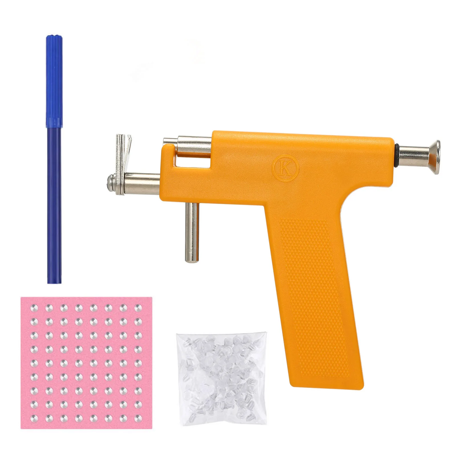 

Ear Piercing Gun Set Safety Ear Nose Navel Body Piercing Gun Kit Set With 98pcs Earring Studs
