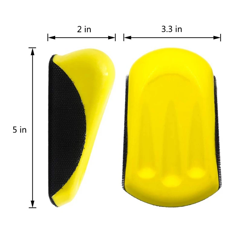 5 дюймов крюк и петля ручной шлифовальный мышь Блок Круглый песок коврик опорная