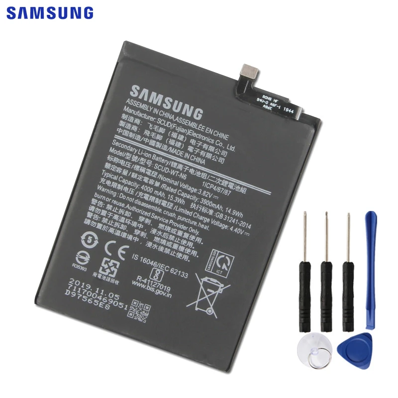 SAMSUNG оригинальный SCUD WT N6 батареи для Samsung Galaxy A10s A20s A21 Honor Holly 2 Plus SM A2070 4000