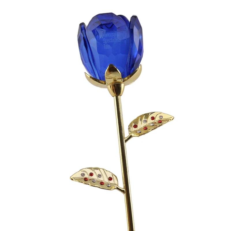 

beautiful k9 crystal rose flowers elegant wedding favor flower gift crystal glass roses