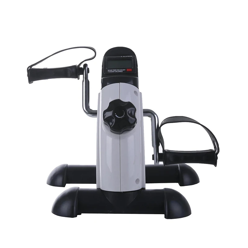 Home Mini Exercise Bike LCD Display Leg Trainer Rehabilitation Machine Stepper Fitness Treadmill Slimming Spinning Indoor | Спорт и