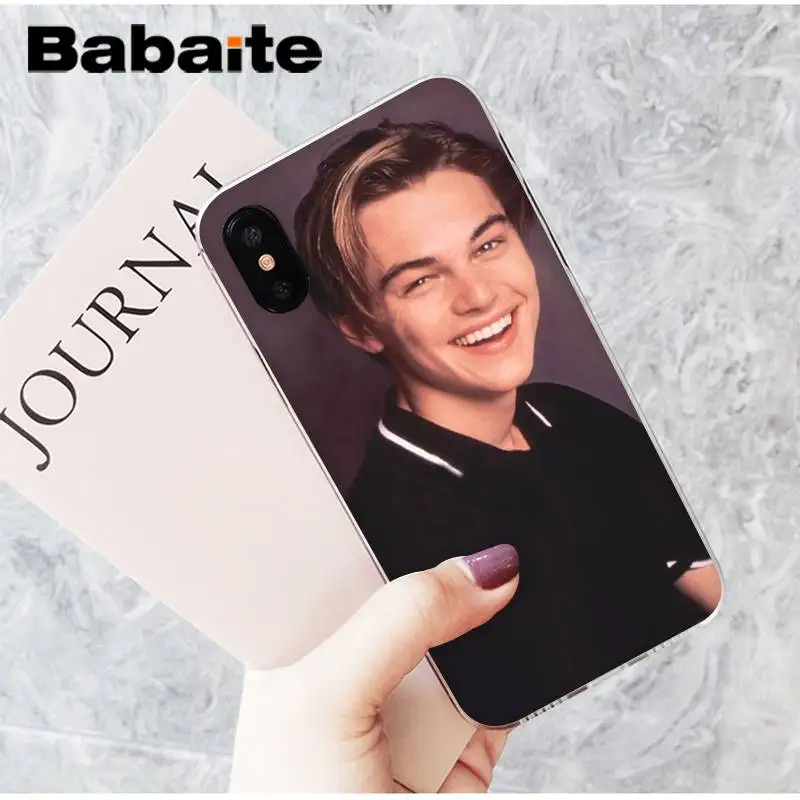 A15 Babaite dicaprio leo young leonardo Новинка чехол для телефона Fundas чехол для iPhone8 7 6 6S Plus X XSMAX 5 5S SE XR 11 11pro 11promax - Цвет: A15
