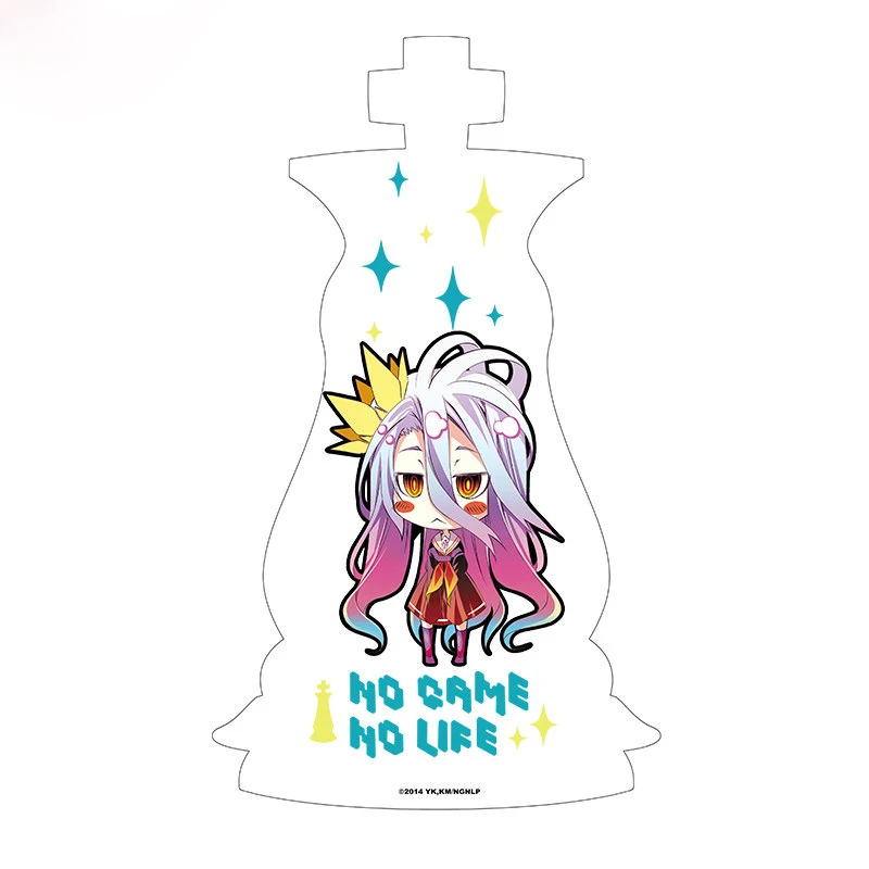 Аниме Нет игры нет жизни Jibril Shiro Hatsuse Izuna Sora косплей акриловая фигурка сумка кулон