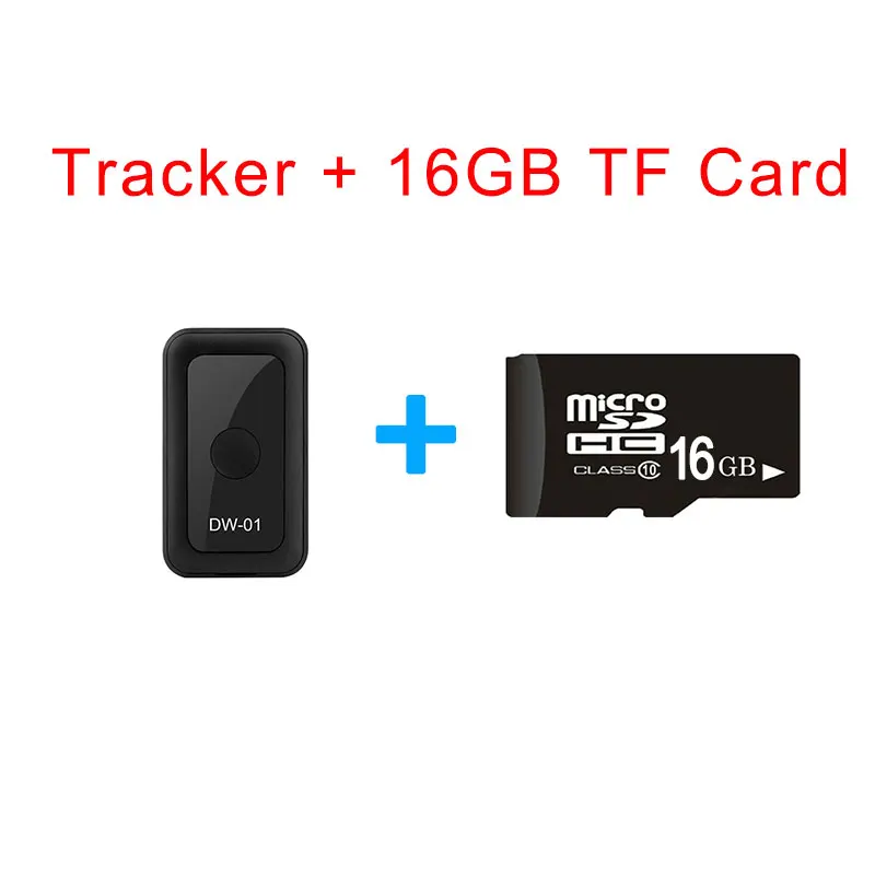 with 16GB TF Card Мини gps-трекер для поиска детей Магнитный Wi-Fi/LBS локатор реального времени удаленное прослушивание автомобиля ребенок автомобиль для животных дети анти потери смарт-устройство - Цвет: with 16GB TF Card
