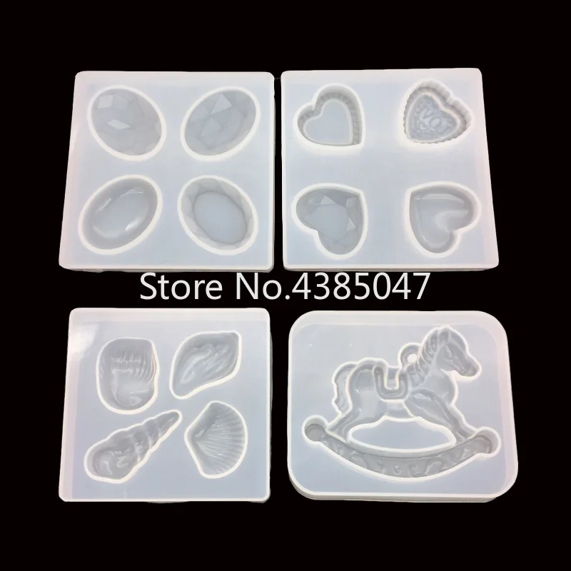 1 шт. силиконовая форма для подвесок в виде сердца|Инструменты и оборудование