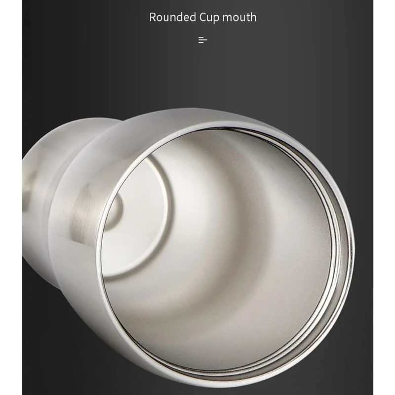 

Outdoor Thermos Cup Double-layer Vacuum Flask with Lid Stainless Steel Portable