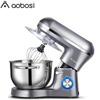 aobosi stand mixer 5 5l stainless steel bowl with 6 speed kitchen food blender food and bread maker