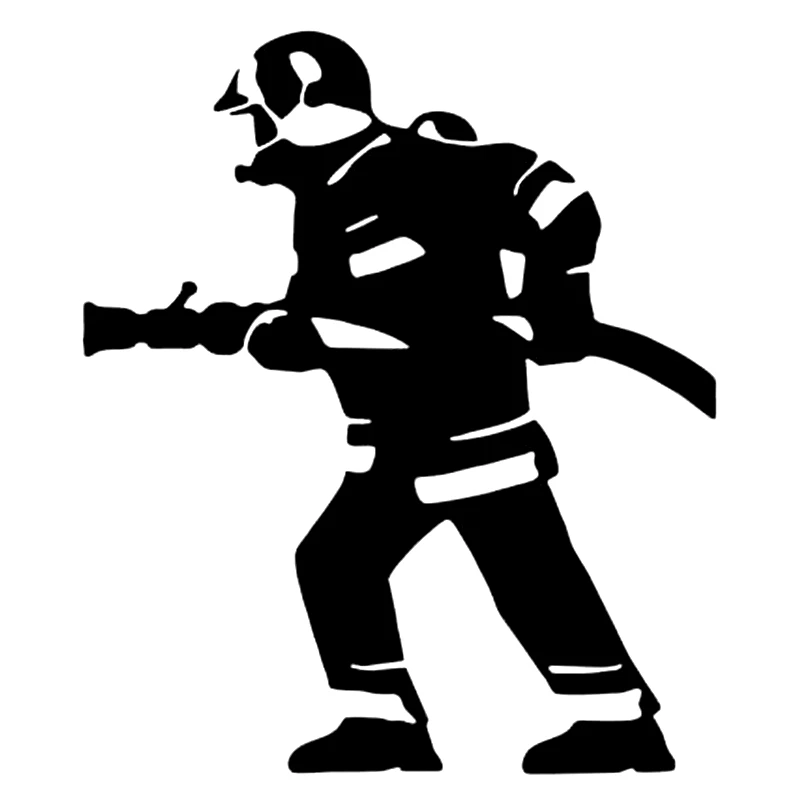 

FIRE WITH HOSE funny car sticker and decal vinyl auto car stickers