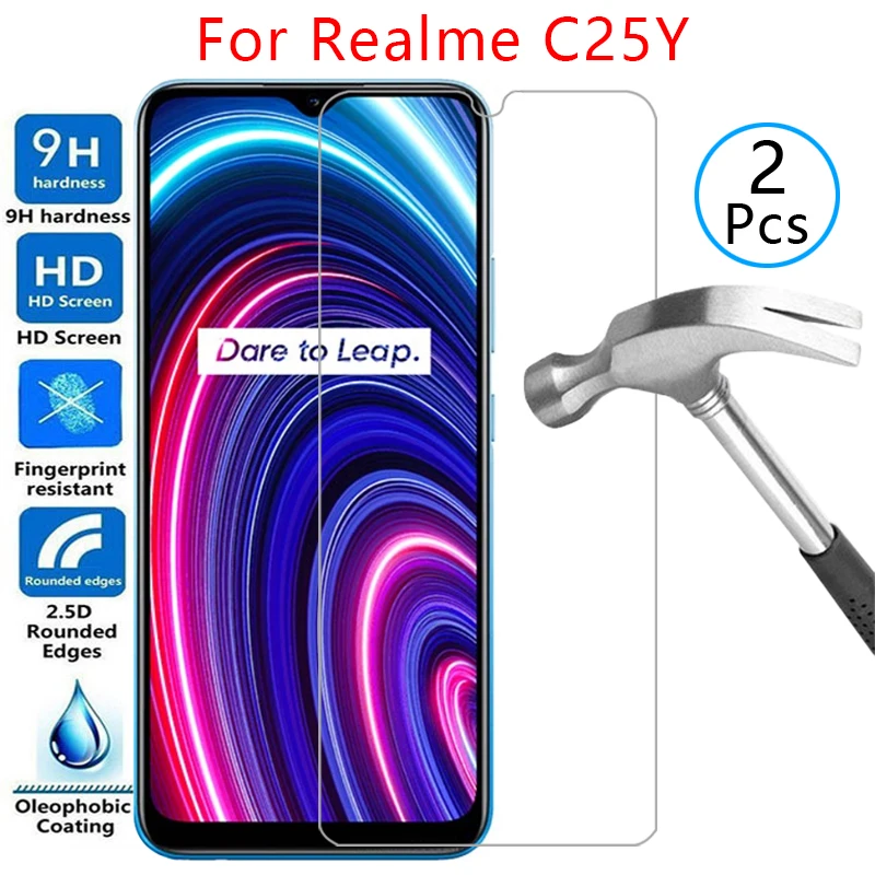 

Чехол для realme c25y, защита экрана, закаленное стекло на realmec25y realmi c 25y