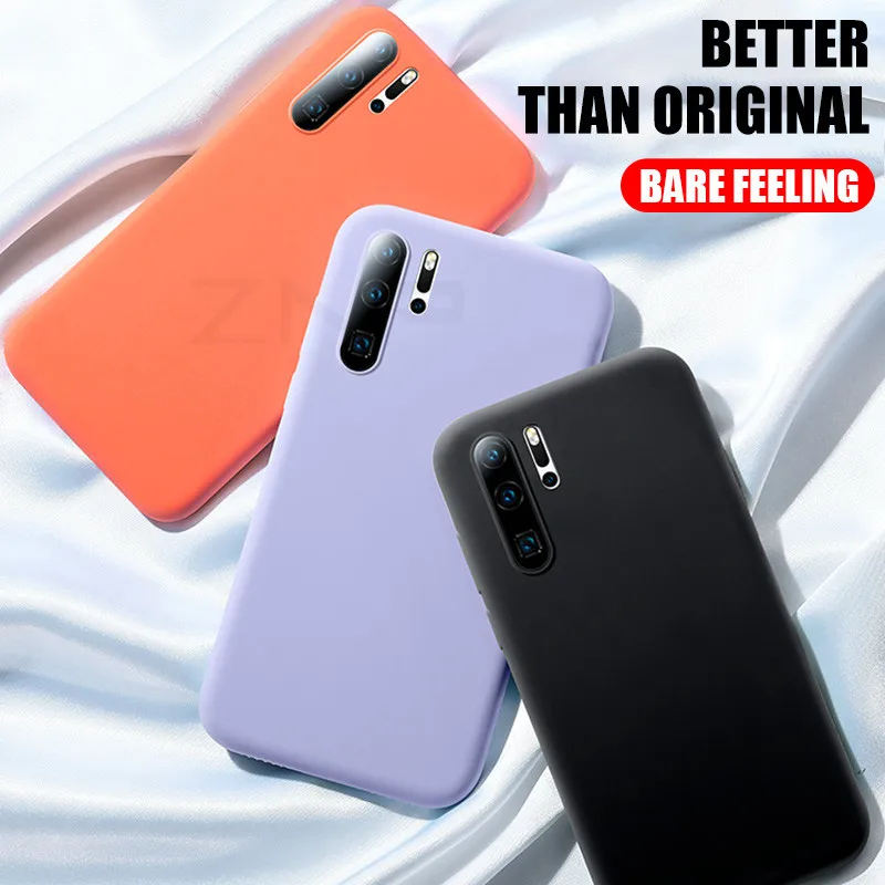 Чехол для телефона ZNP для huawei mate 20 10 30 P10 P20 P30 Pro Lite P Smart Z, жидкий силиконовый чехол для Honor 8x9 10 20 Lite Play