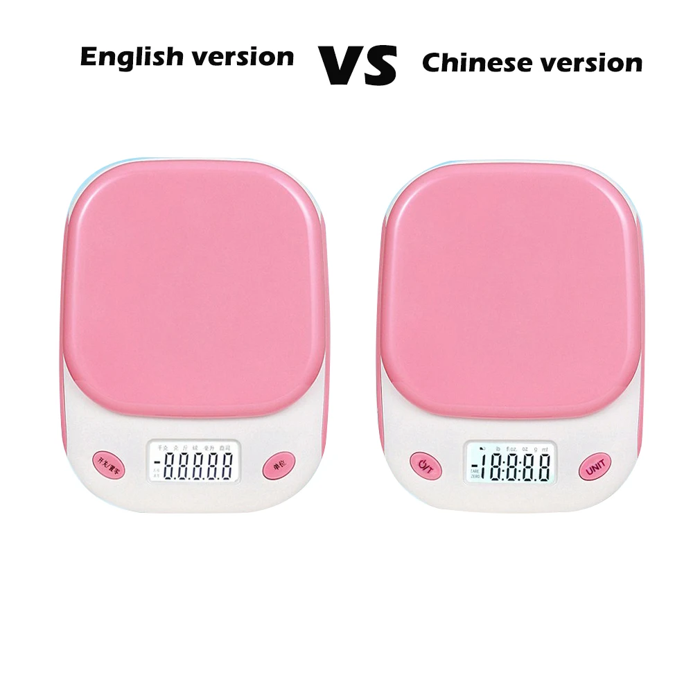 

3kg/1g 5kg/1g Kitchen Electronic Food Scale with Timer for Family Canteen and Restaurant Kitchen Cooking Tools Fashion Design