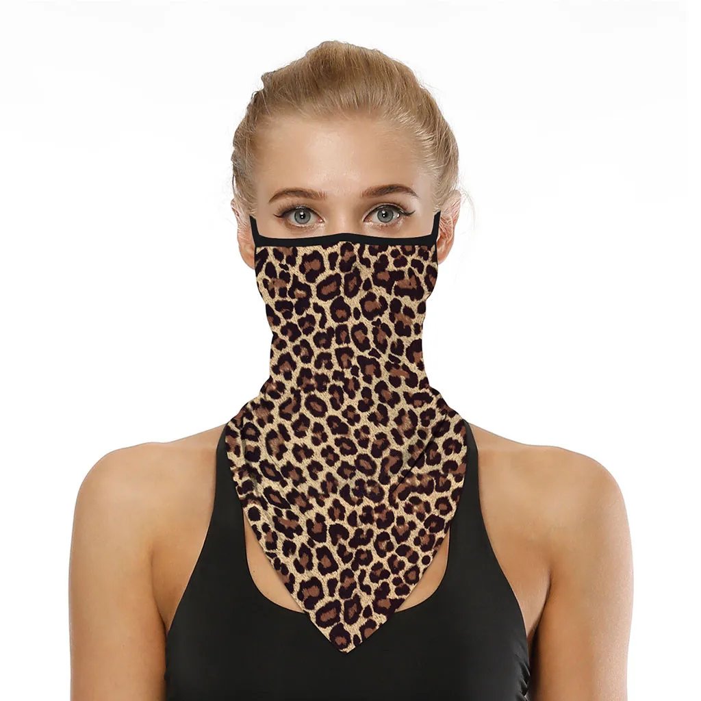 Модная леопардовая маска для лица шарф Mascarilla Leopardo мотоциклетная Лыжная