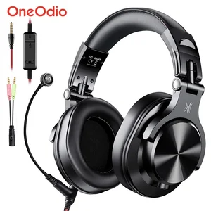 oneodio a71 gaming headset studio dj headphones stereo over ear wired headphone with microphone for pc ps4 xbox one gamer free global shipping